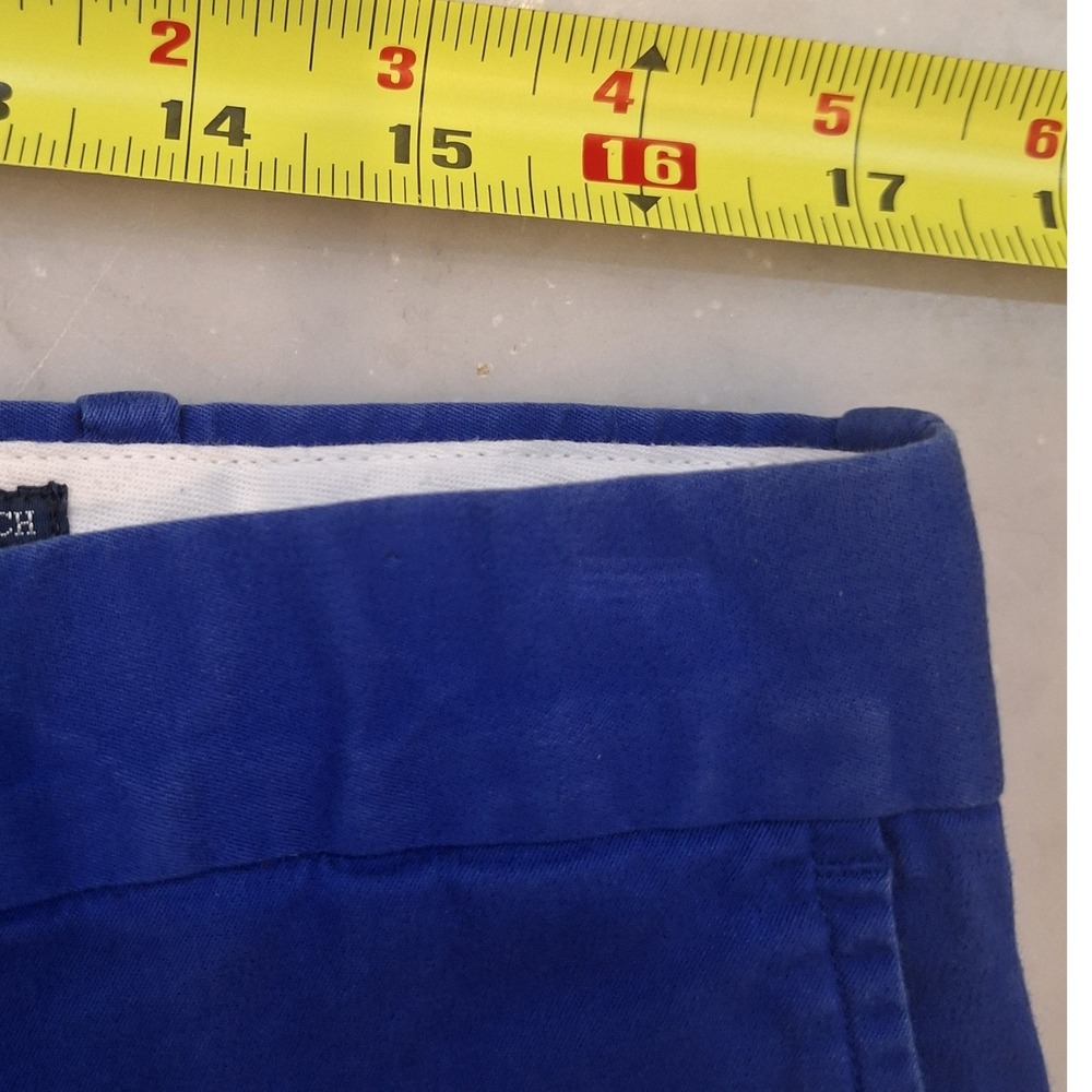 Polo Golf Ralph Lauren Shorts Mens 36 Blue Cotton Twill Stretch Crest Chino Golf - Picture 8 of 10
